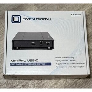 MiniPro 2.5" SATA‎ to USB-C External Hard Drive / SSD Enclosure